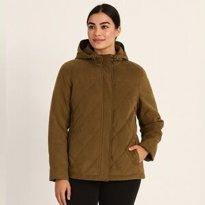 L.L. Bean | Quilted Hooded Jacket Goose Down
